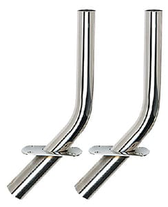 Seachoice Stainless Steel Outrigger Pole Holders Fits 1-1/8" ID Base & 15' Poles