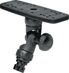 Seacoice 89901 Fishfinder Mount for U-Bracket: With 3-Axis Mount Arm: Black: 5/case