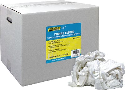 Seachoice 90008 Recycled White Knits Wiping Cloths: 20-lb. Box