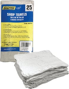 Seachoice 90013 Shop Towels: 25-ct. Bag