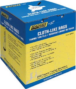 Seachoice 90020 Cloth-Like Rags: 250-ct. Box