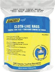 Seachoice 90021 Cloth-Like Rags: 100-ct. Bag