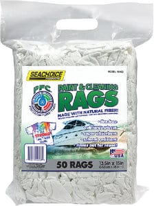 Seachoice 90023 Lint-Free Paint & Cleaning Rags: 50-ct. Bag