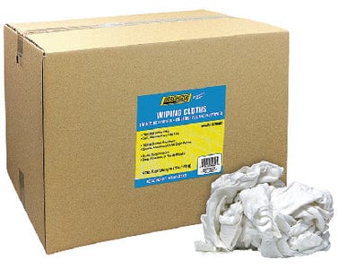 Seachoice 90030 Recycled White Knits Wiping Cloths: 40-lb. Box