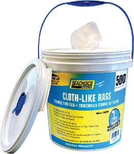 Seachoice 90038 Cloth-Like Rags: 500-ct. Bucket