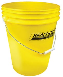 Seachoice 90120 5-Gallon Utility Bucket With Handle: Yellow