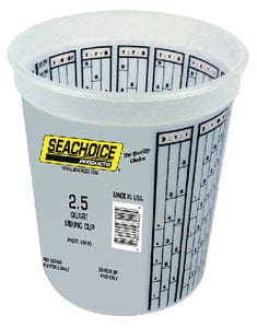 Seachoice Paint Mix Container<BR>2.5 Quart