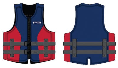 Seachoice 99500 Adult Dual Sized Evoprene PFD<BR>Blue: S/M