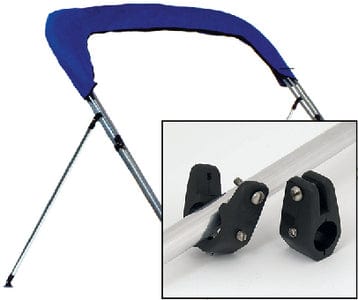 Carver Bimini Top Brace Kit (Includes 2 Braces: 2 Deck Hinges: 2 Jaw Slides: Mounting Screws)