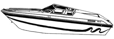 Carver 74326S11 Performance Style Boat Cover: 26'6": Sun-Dura<sup>&reg;</sup> Mist Gray