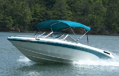 Carver V5463TB10 Fully Assembled: Complete Bimini Tops w/Boot. 54" H x 6' L: 61"-66" Wide: Cadet Gray