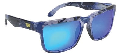 Yachter's Choice 43617 "Kauai" Polarized Sunglasses<BR>Blue Camo Frame: Blue Mirror