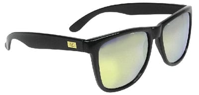 Yachter's Choice 43857 "Catalina" Polarized Sunglasses<BR>Black Matte Frame: Gold Mirror Lens