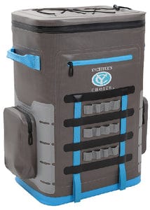 Yachter's Choice 50050 Soft Cooler<BR>48 Can Capacity / Back Pack: Grey/Blue