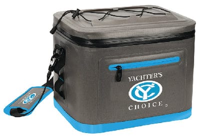 Yachter's Choice 50052 Soft Cooler<BR>24 Can Capacity / Shoulder Strap: Grey/Blue