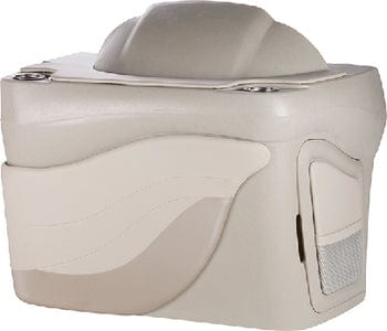 Lippert Platinum Series Pontoon Furniture: Helm Station: Dove Grey