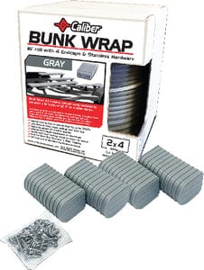 Caliber 23052BK Bunk Wrap Kit (Includes 4 Endcaps and Stainless Steel Hardware)