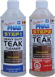 Captain Phab 260 Teak Cleaning Kit : 2 x 500ml: 12/case