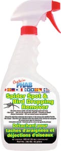 Captain Phab 290 Spider Spot & Bird Dropping Remover: 935ml: case/12