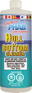 Captain Phab 376 Hull & Bottom Cleaner: 1L: case/12