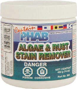 Captain Phab 380 Algae & Rust Stain Remover: 450g: case/12