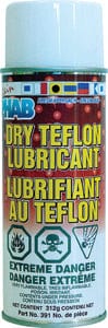 Captain Phab 391 Dry Ptfe Lubricant: 312g: case/12