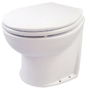 Deluxe Straight Back Electric Flush Toilet w/Fresh Water Rinse