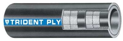 Trident Ply Soft Wall Water Hose: 7/8" x 12.5'