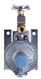 Trident 1211-1401 Marine LPG Wall Mount Single Stage Regulator with 20" Pigtail Hose