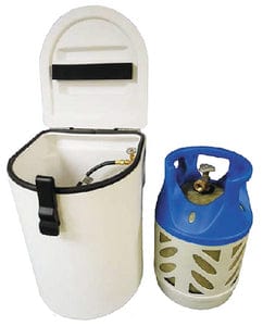 Trident 16011720 Roto Molded LPG Cylinder Locker: Single 20#