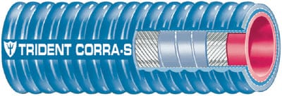 Blue Corrugated Silicone Exhaust Hose: 3/4" x 3'