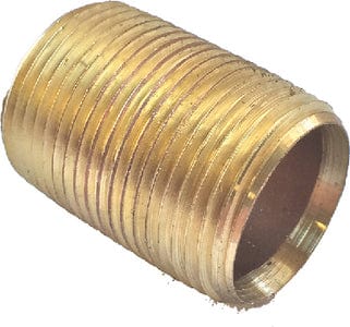 CB Supplies BN112XC Red Brass Close Nipple: 1-1/2"