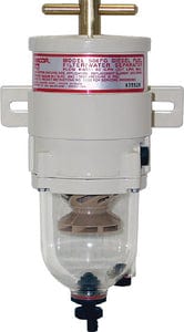 Racor 60 GPH Turbine Fuel Filter/Water Separator w/Clear Bowl: 2 Micron