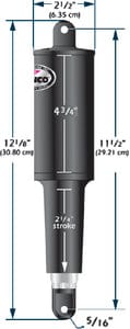 12V Replacement Actuator - 101 Standard Series