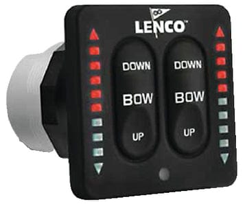 Lenco LED (Two-Piece) Switch Kit for Single Actuator Tabs