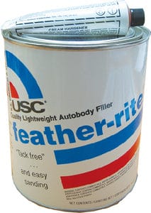 FiberTek FL3 Featherite Polyester Putty: 3L: 4/case