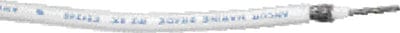 Ancor RG58CU Coaxial Cable: White