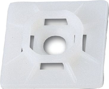 Ancor Cable Tie Adhesive Mounts: Natural: 25/pk