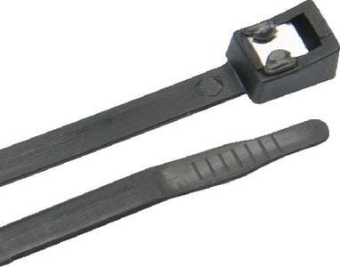 Ancor Self Cutting Cable Ties: 8" UV Black: 500/pk