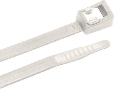 Ancor Self Cutting Cable Ties: 8" Natural: 50/pk