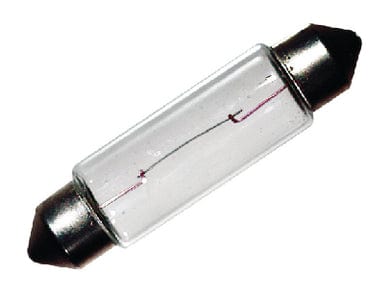 12V 4.75W Festoon Light Bulb: 2/Pk