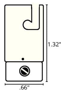 Ancor 529311 Double Contact Bayonet Bulb Socket w/#8-32 Screws