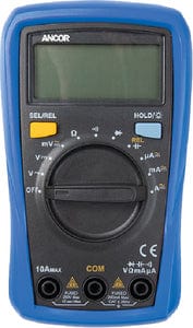 Ancor 703072 8 Function Digital Multimeter