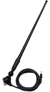 Seaworthy SEAURB3S Black 16" Flex Rubber Marine Stereo Antenna <SPACER TYPE=HORIZONTAL SIZE=1> Includes 180 Degree Swivel Base & 54" Cable