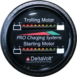 Dual Pro BFGDUALLITH Lithium Battery Gauge: Dual Round w/2 Current Transducers