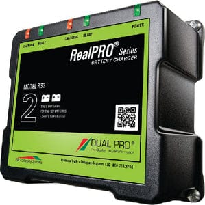 Dual Pro RS2 RealPro Series Battery Charger: 12 Amp 2 Bank