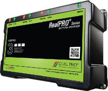 Dual Pro RS3 RealPro Series Battery Charger: 18 Amp 3 Bank