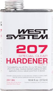 West System C207SC Special Clear Hardener: 5.49 L (1.4 Gallon)