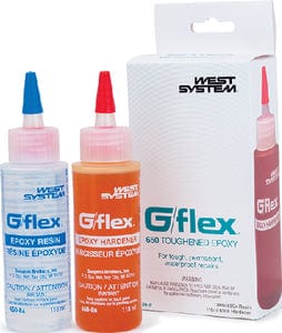 West System G/Flex Epoxy Bottles: 8 oz. (2ea 4 oz. bottles)