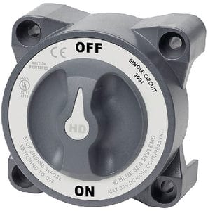 Blue Sea Systems HD-Series Heavy Duty On-Off Battery Switch With AFD